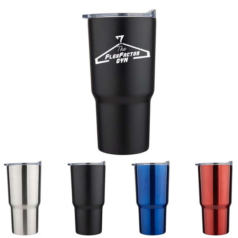 Contoured 30 oz Stainless Steel copper double lined