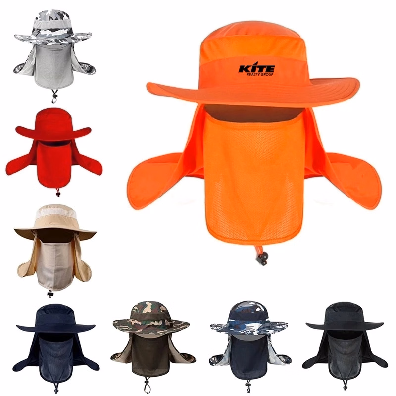 Sun Cap with Removable Flap