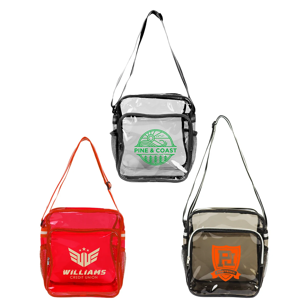 Diamond Clear TPU Messenger Bag 1