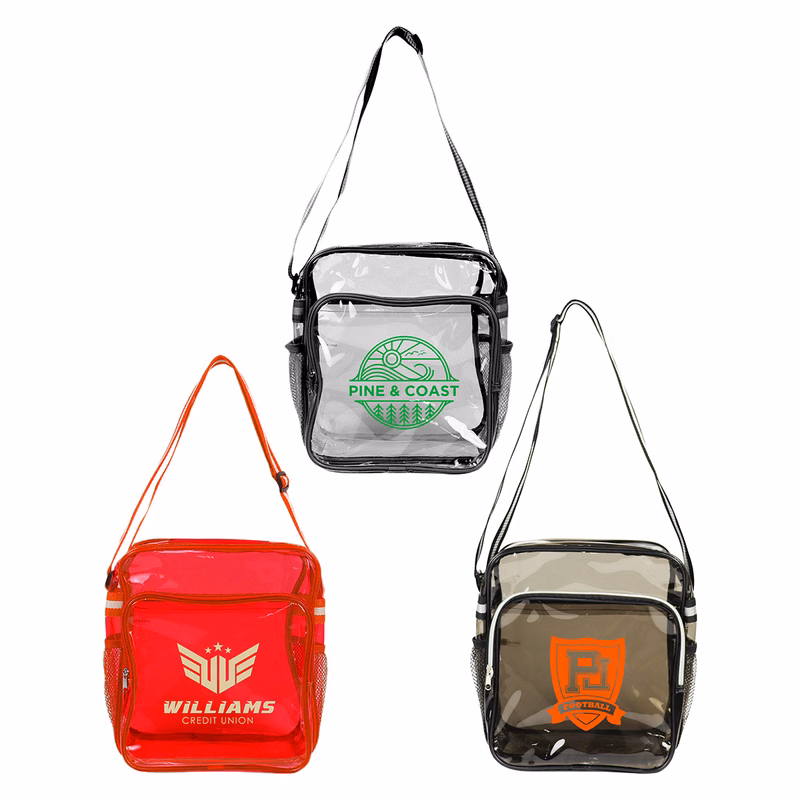 Diamond Clear TPU Messenger Bag