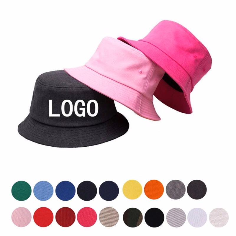 Hight-Quailty 100%  Embroidered Cotton Bucket Hat