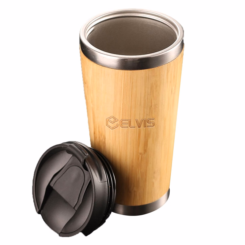 17OZ Car Mounted Portable Bamboo Shell Cup