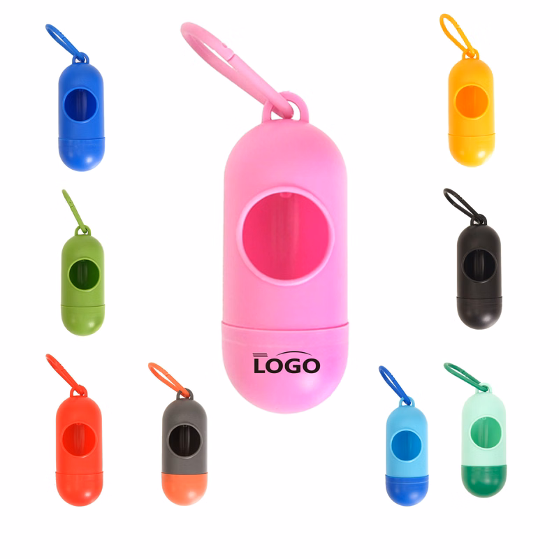 Colorful Capsule Pet Waste Bag Holder