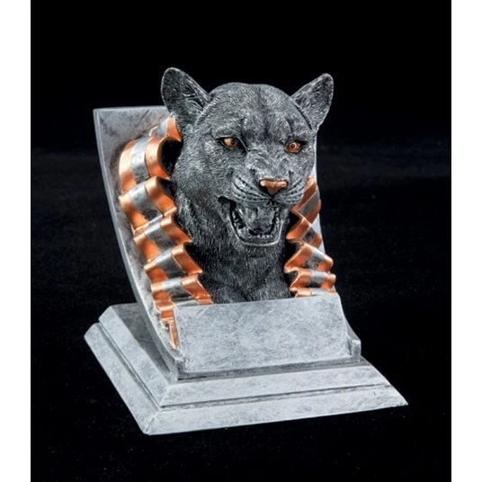 Cougar Spirit Mascot Resin 1