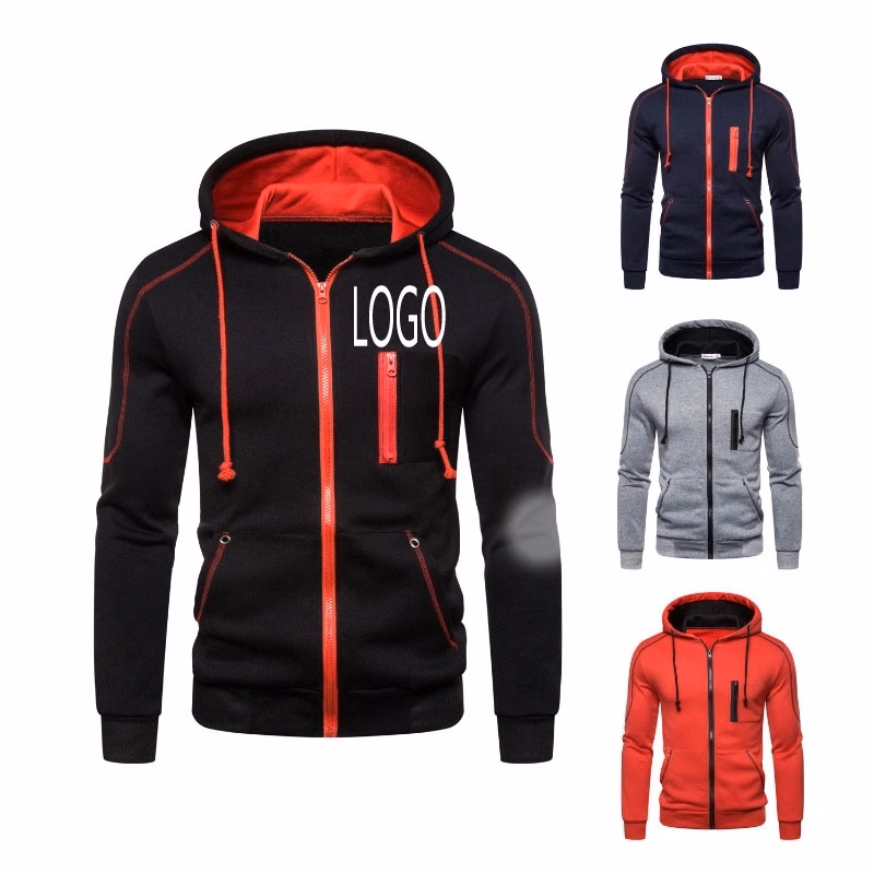 Contrast Zip Sweater Jacket