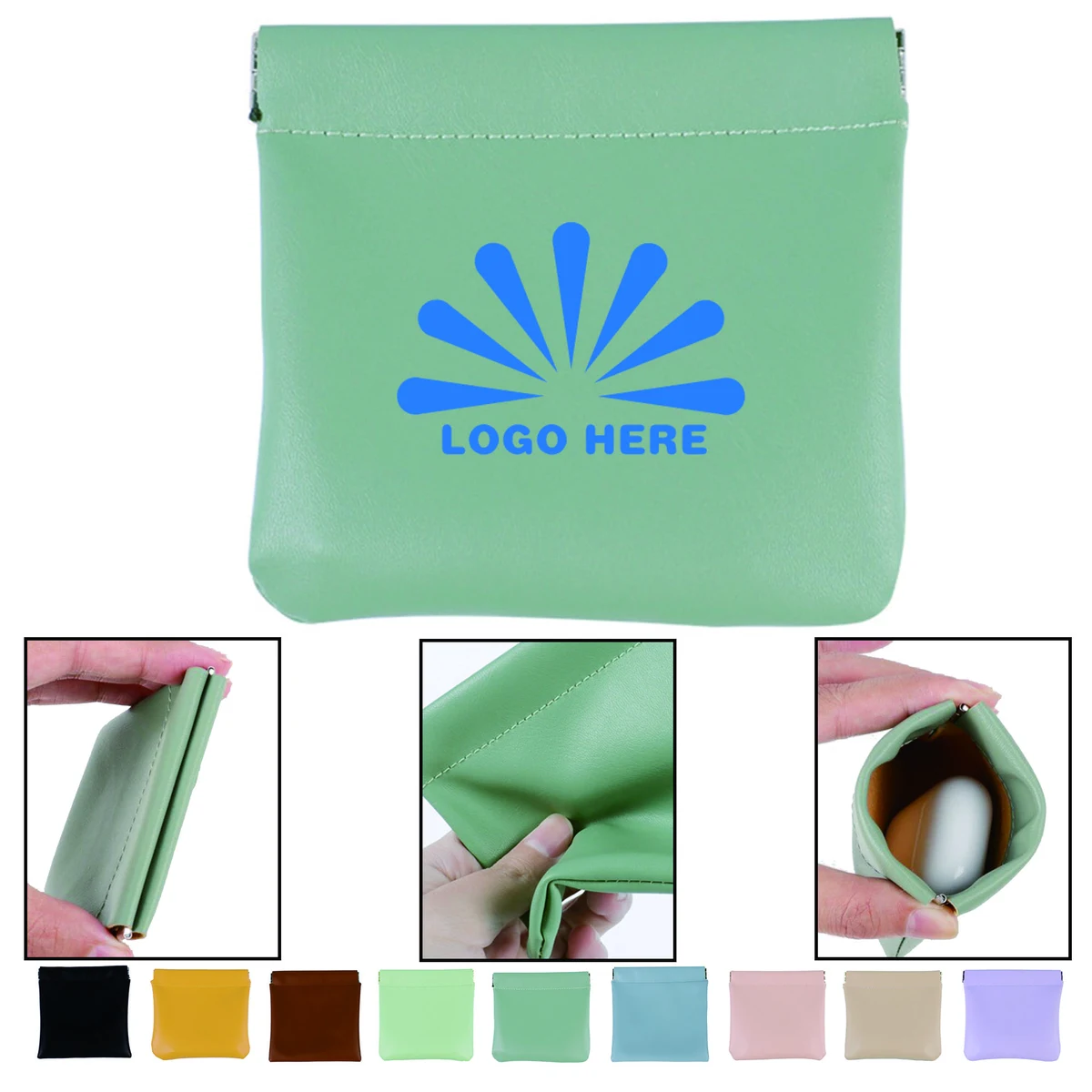 Full Color PU Leather Storage Pouch Bag MOQ30 1