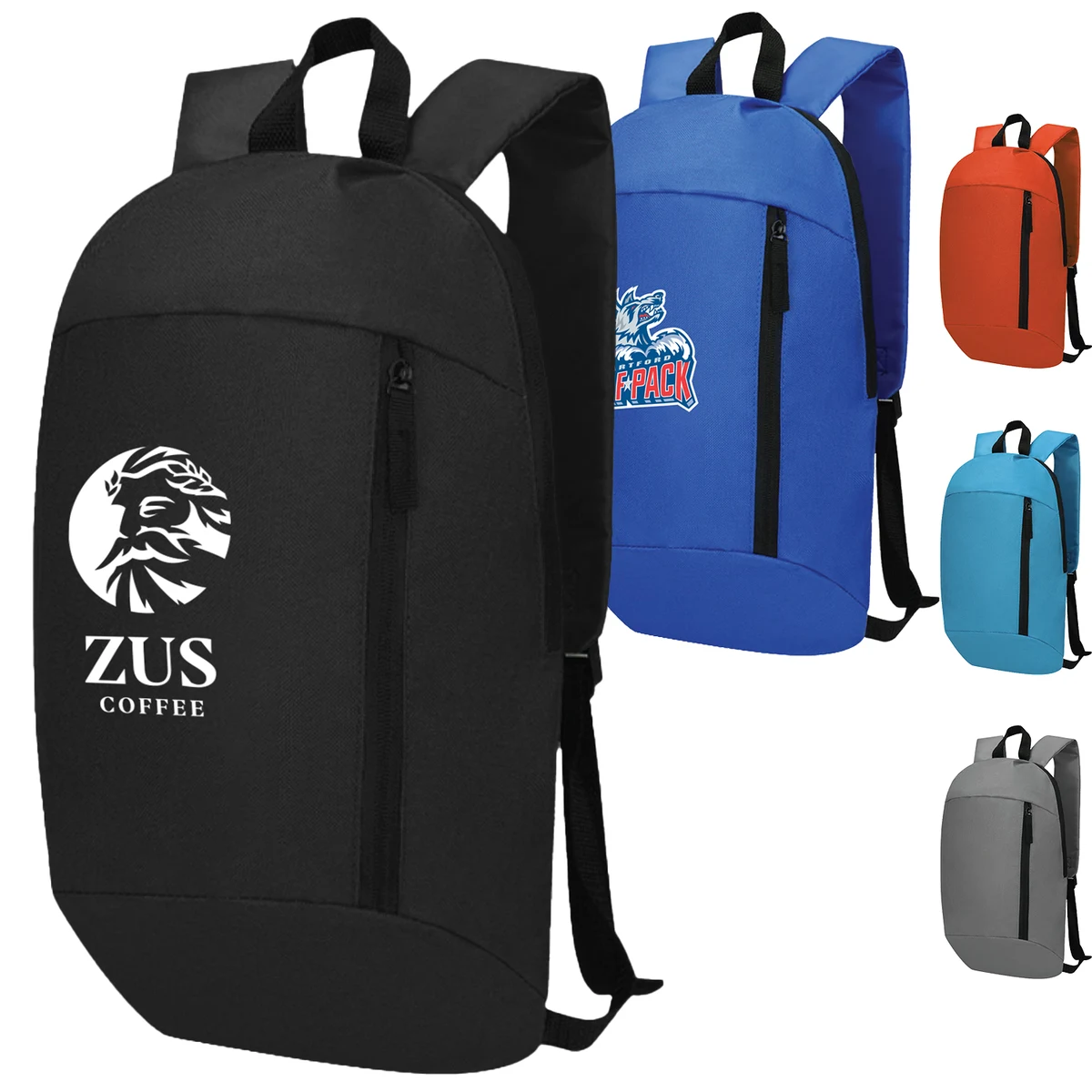 Nylon Backpack w/ Padded Shoulder Strap 1