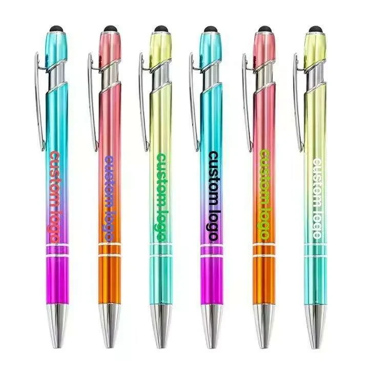 Metal Ballpoint Pen with Stylus Tip 1