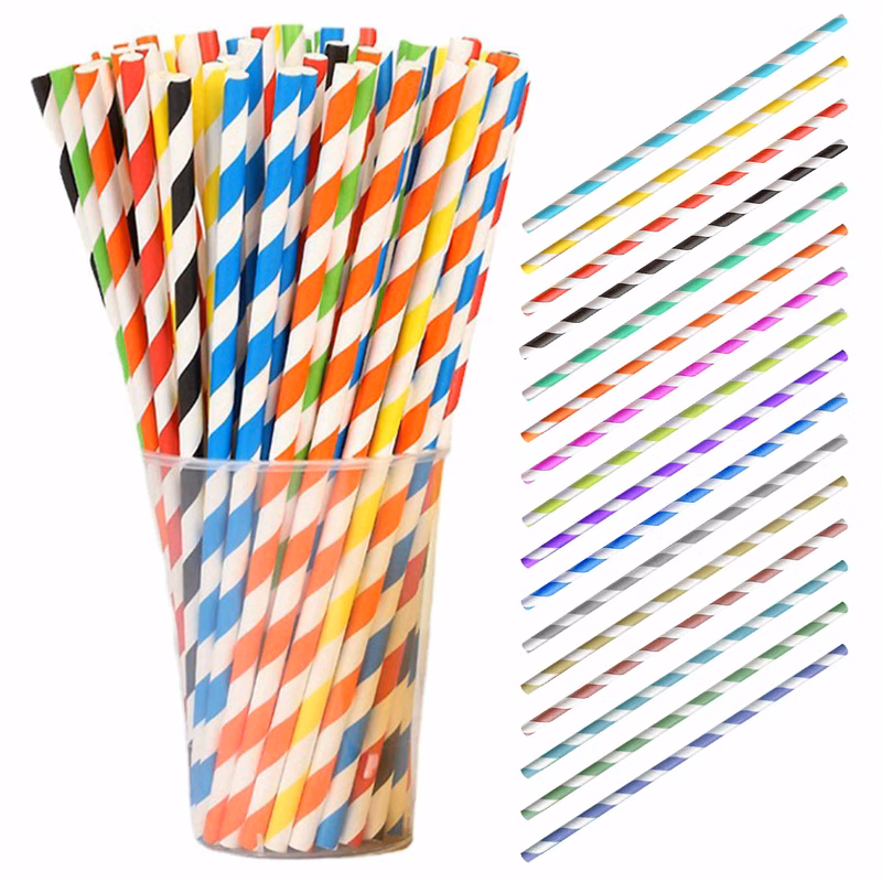 Full Color Dying Paper Straws