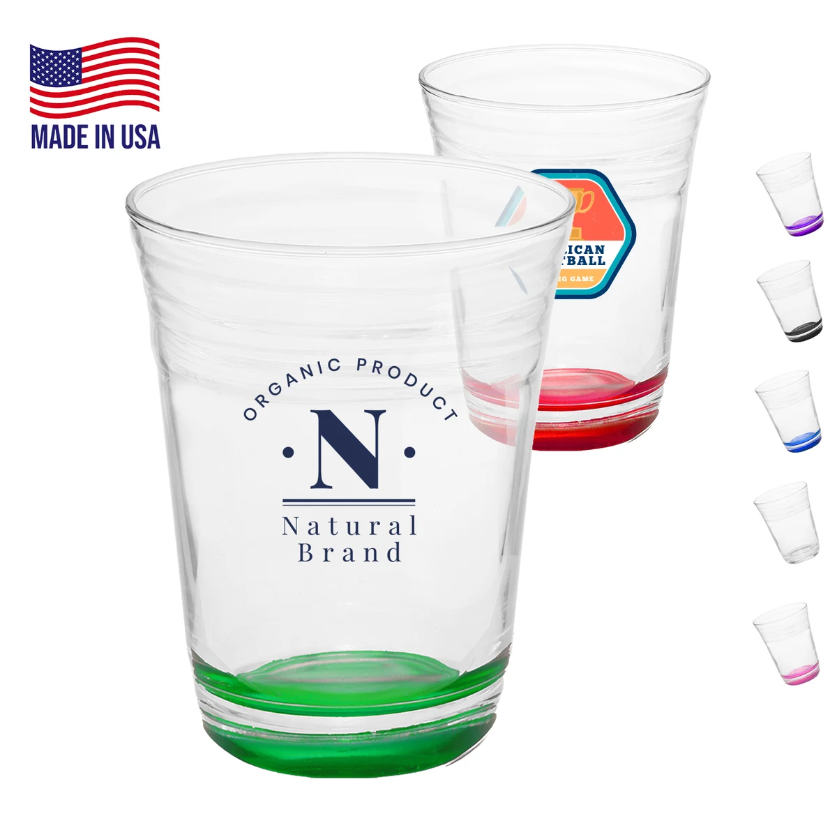 16 oz. USA Made ARC Glass Party Cups 1