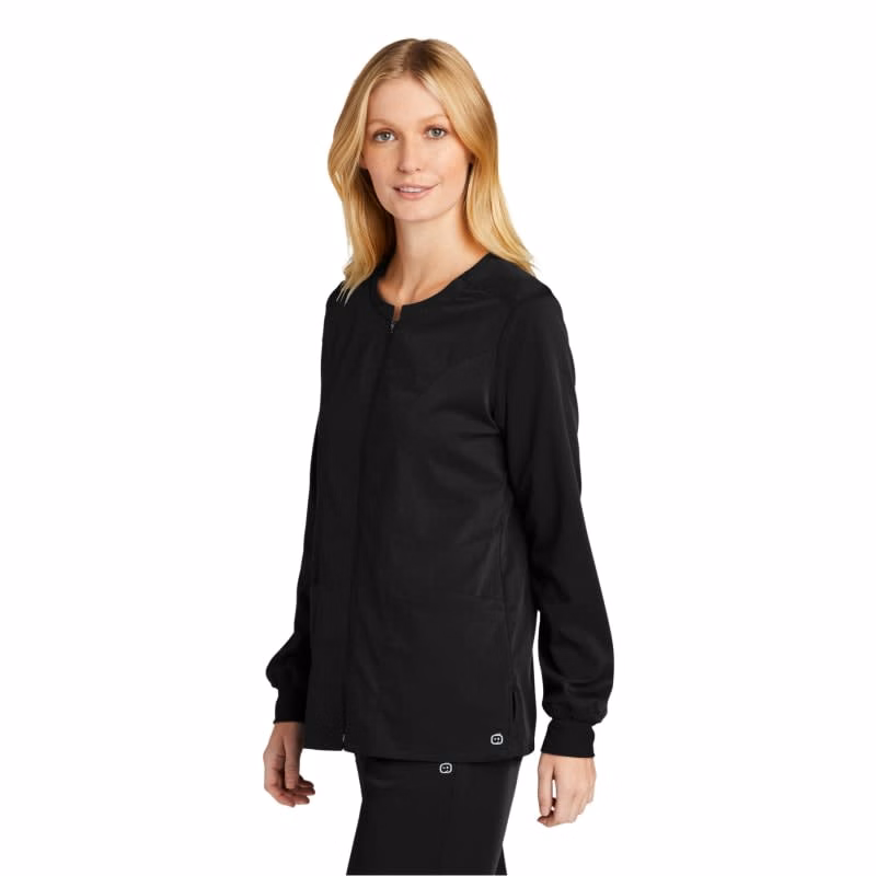 WonderWink Women's Premiere Flex Full-Zip Scrub Jacket