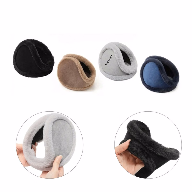 Customizable Plush Warm Earmuffs for Winter Events