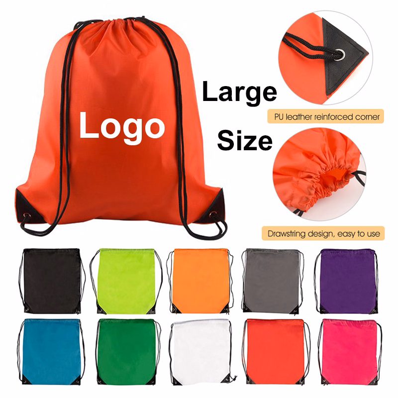 210D Polyester Classic Large Cinch Backpack
