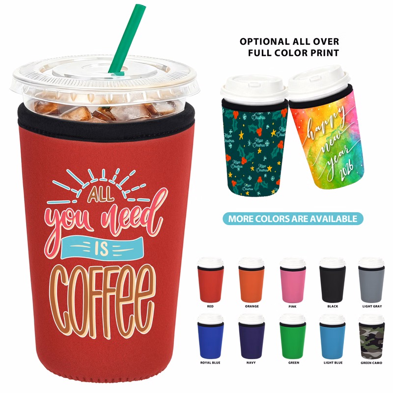 Reusable Iced Coffee Insulator Sleeve