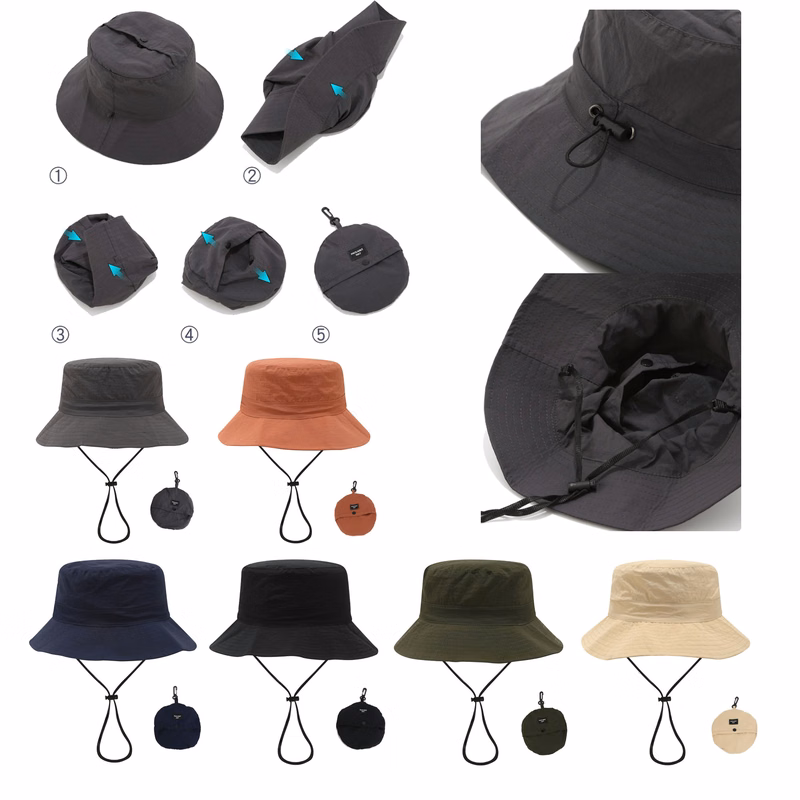 MOQ50 Reversible Sun Hat With Built-In Sun Protection