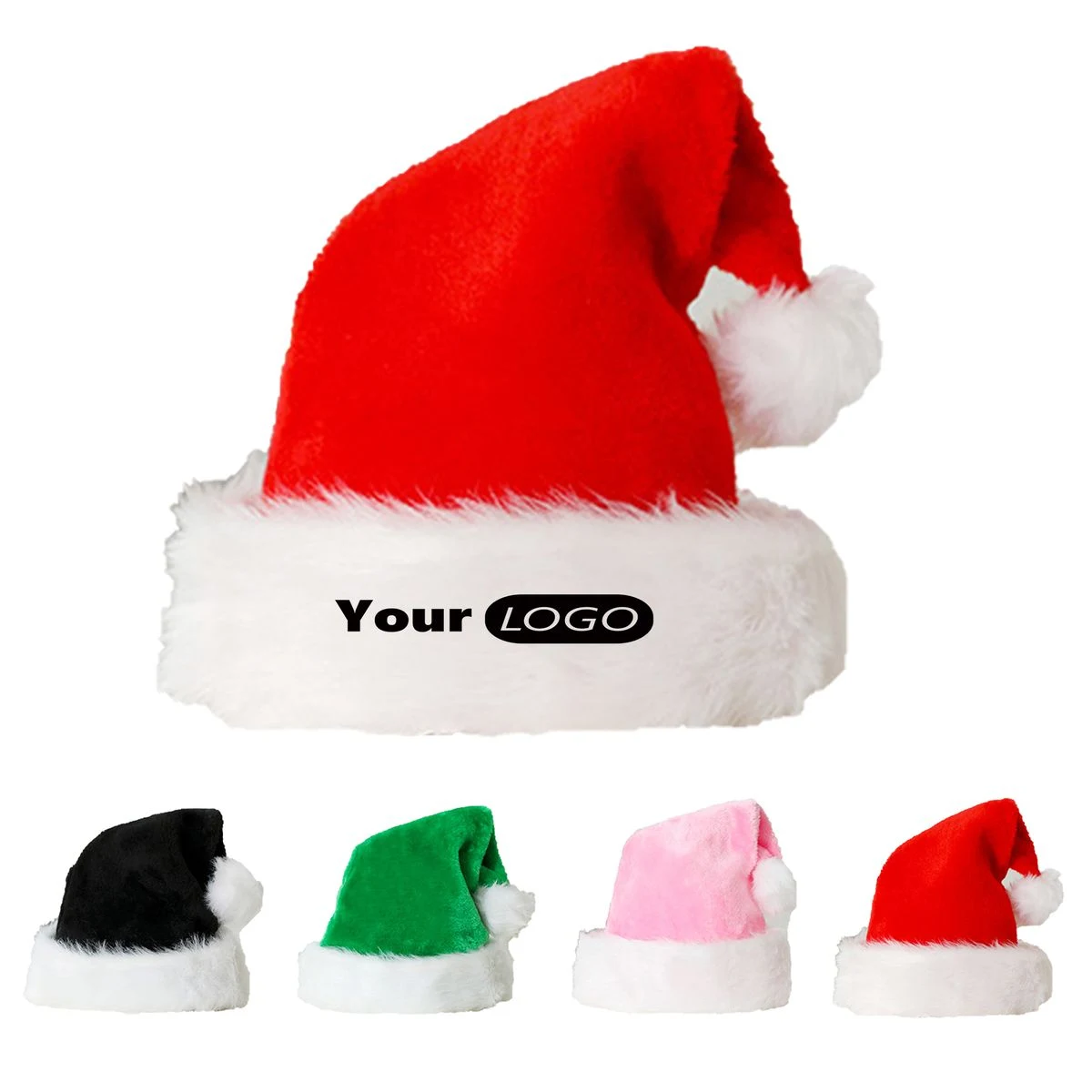 Long Pile Santa Hat 1