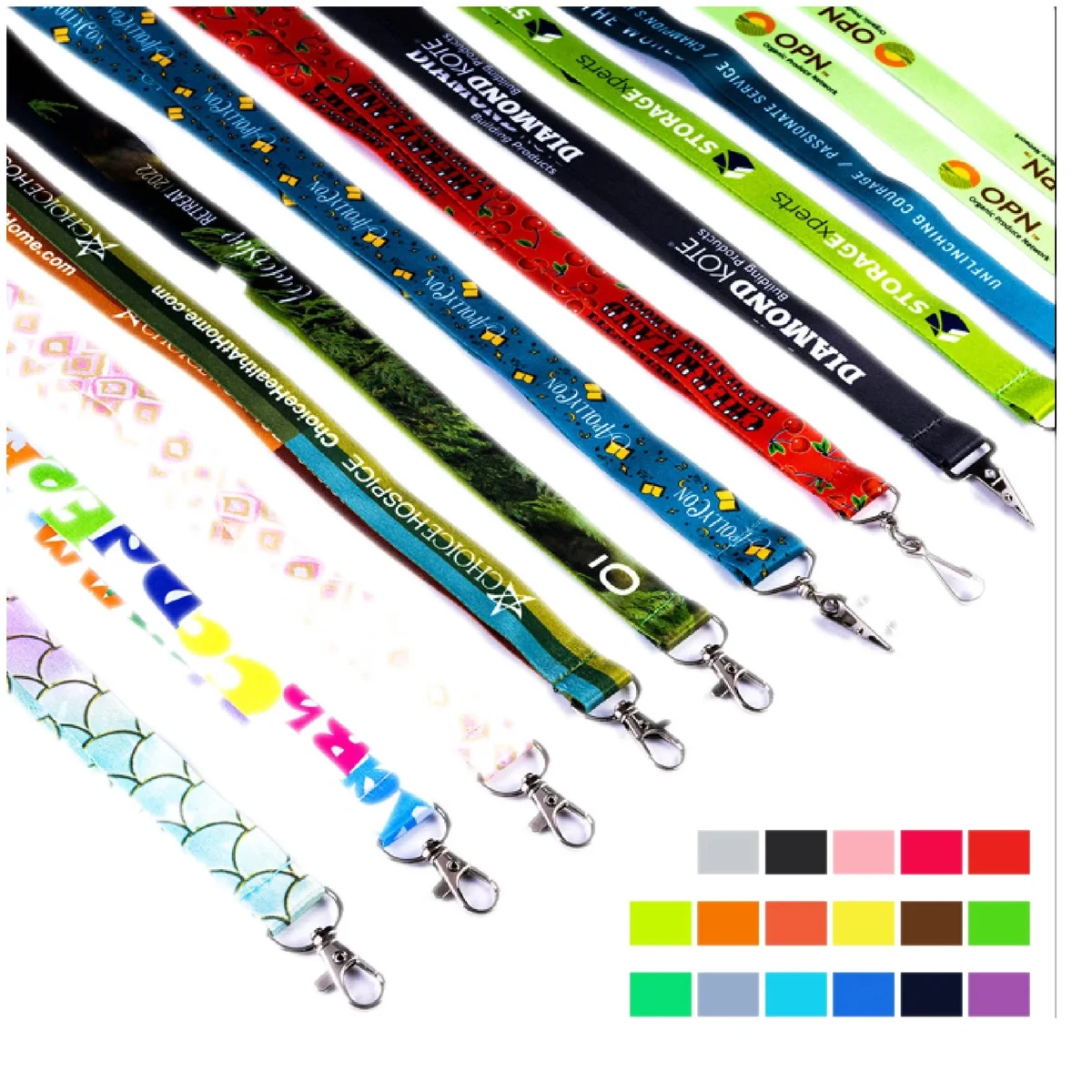 Full Color 3/4" Lanyard w/ Breakaway Release 1