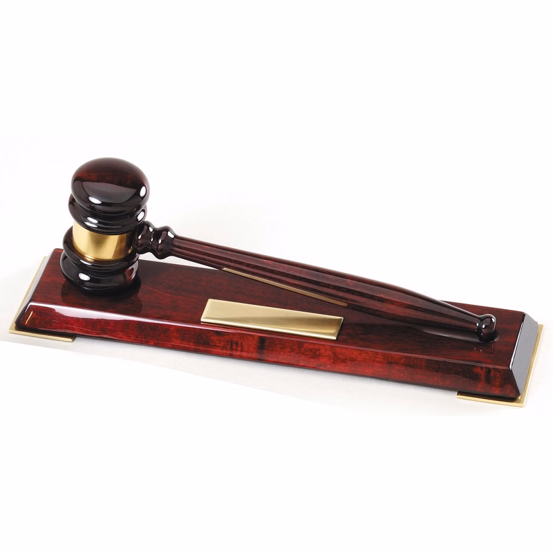 Men'S Rosewood Gavel Set
