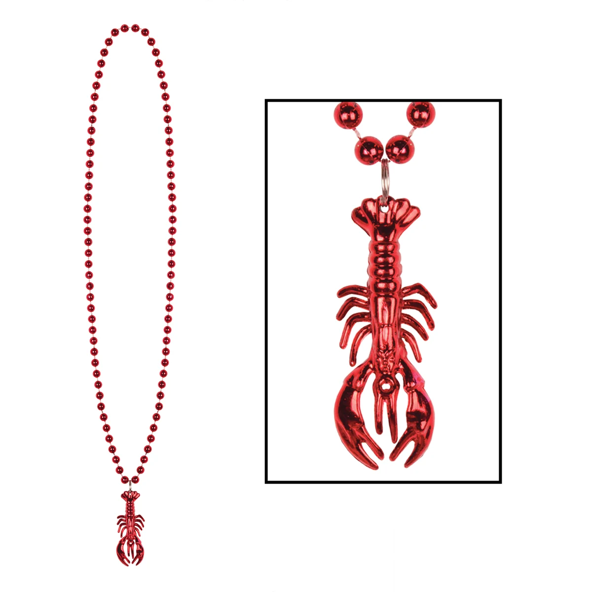 Beads w/ Crawfish Medallion 1