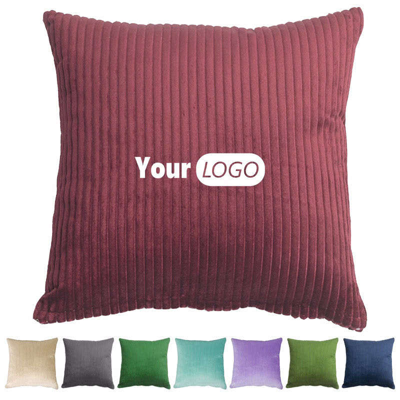 Polyester Elegant And Durable 18X18 Striped Pillow For Versatile Styling (Moq 50)