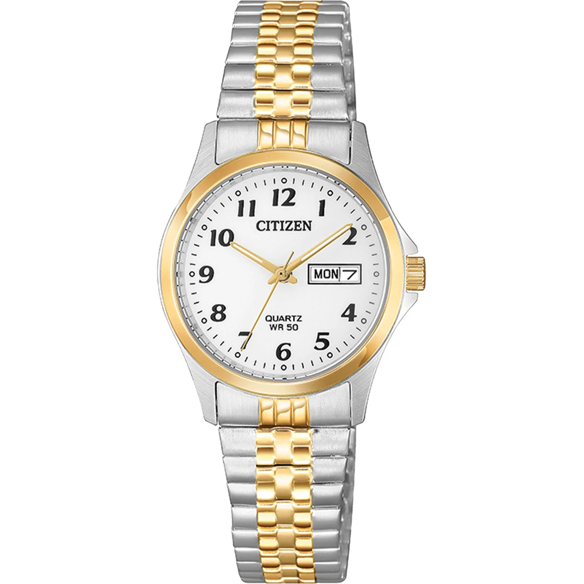 Ladies Quartz Expansion Band WatchStainless Steel, Two-Tone 1