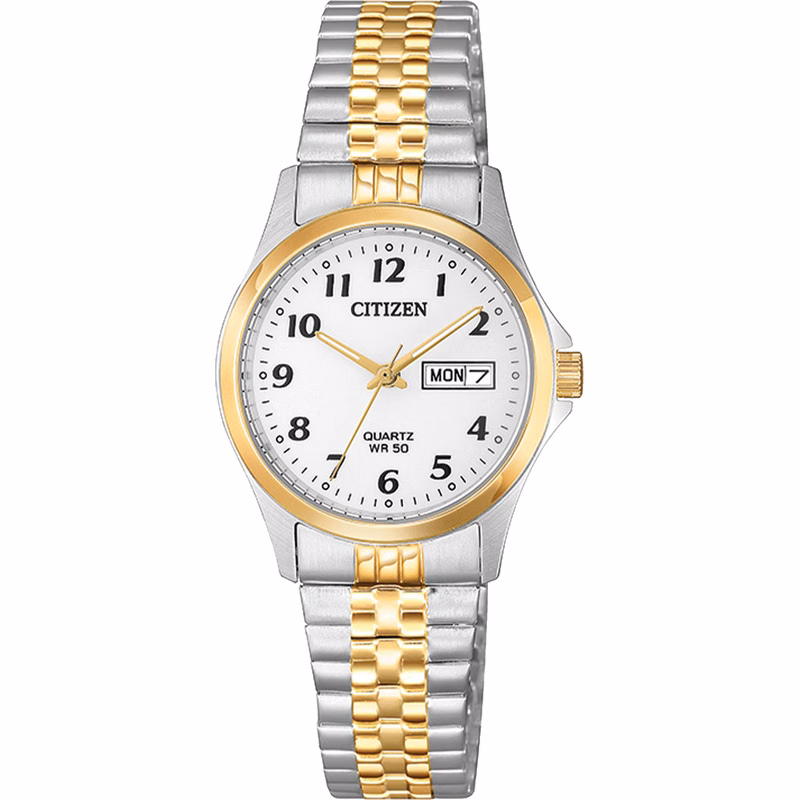 Ladies Quartz Expansion Band WatchStainless Steel, Two-Tone