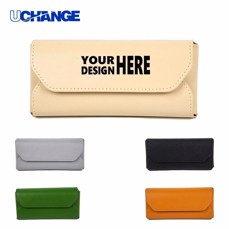 Eyewear Classic Solid Color PU Sunglasses Case Organizer