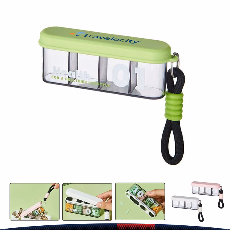 Medivault 4-Compartment Pill Organizer