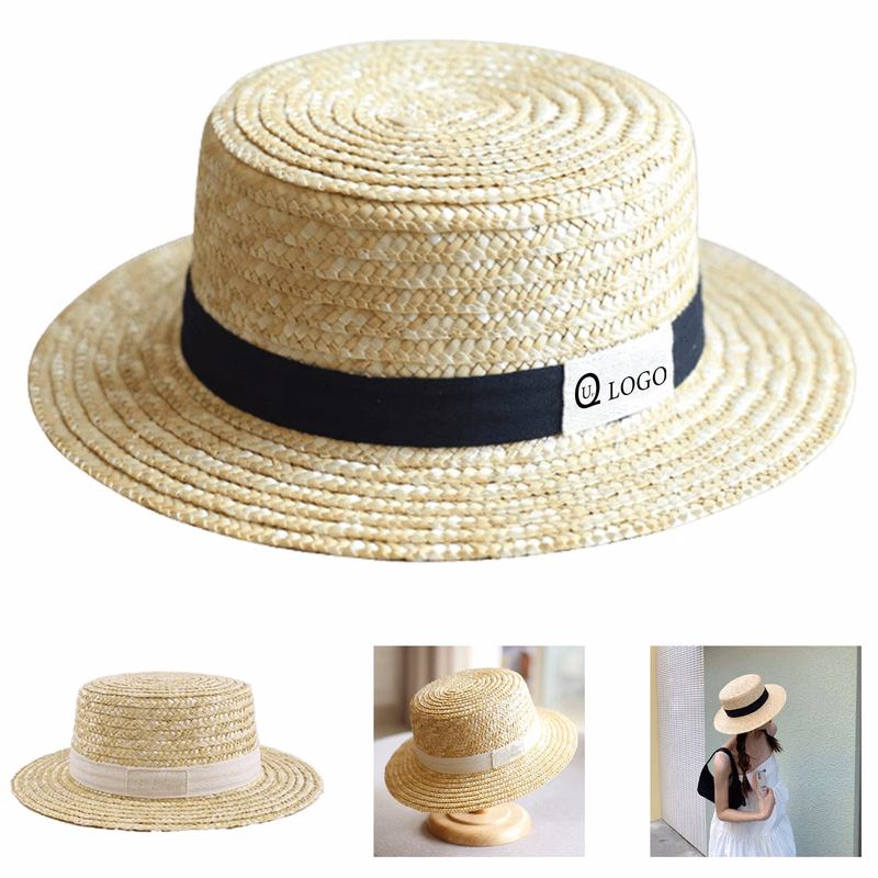 Adults' Beach Sun Protective Straw Hat