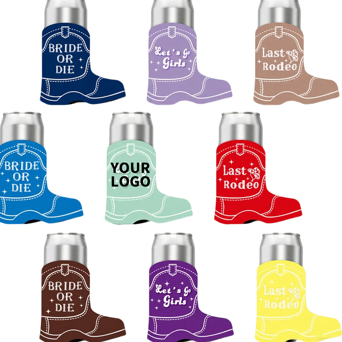 Shoe Shape Can Sleeve - Soft Heat-Resistant Fabric for Cans & Bottles 1