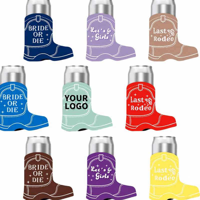 Shoe Shape Can Sleeve - Soft Heat-Resistant Fabric for Cans & Bottles