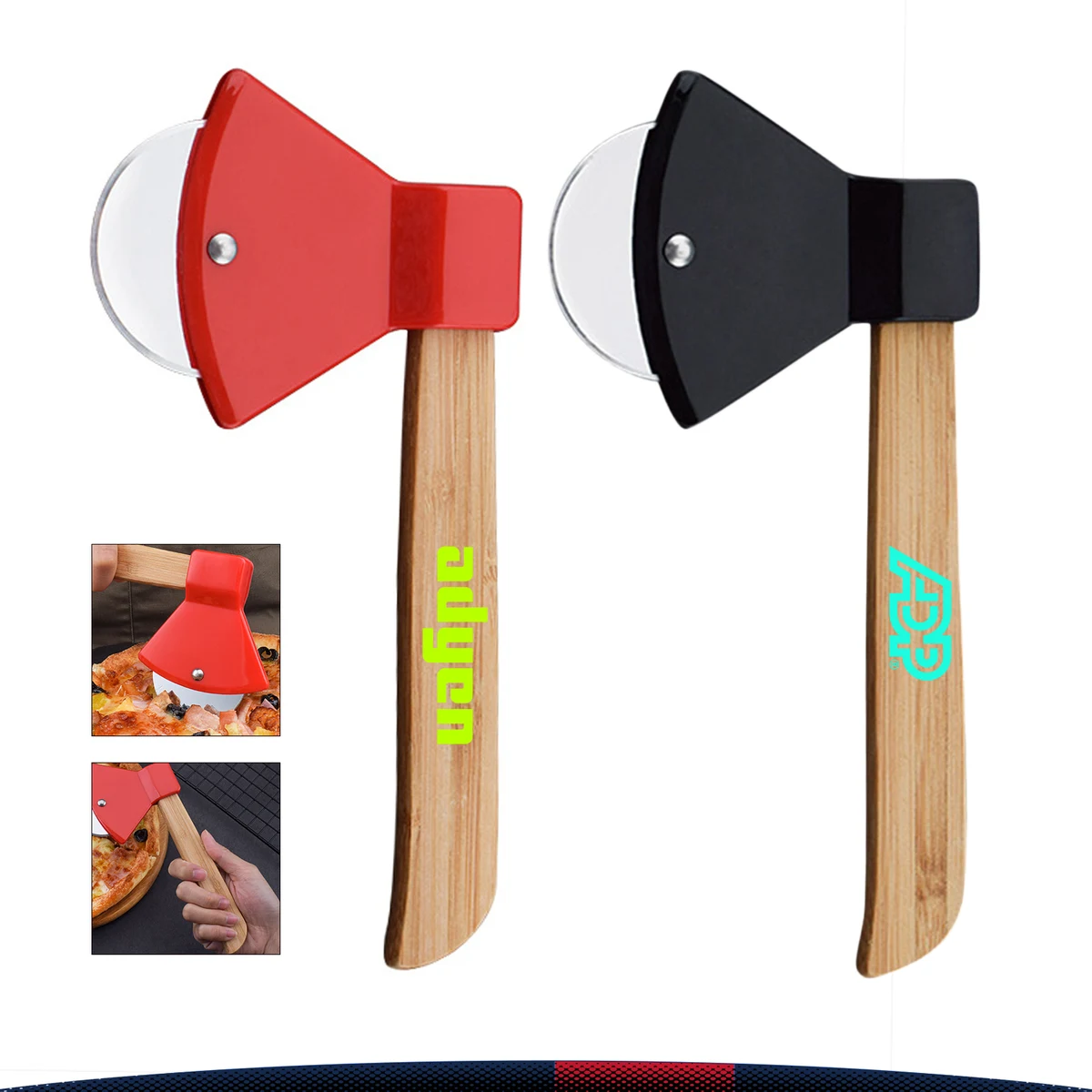 Bamboo Axe Pizza Cutter 1
