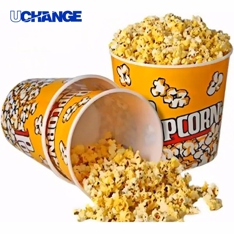 Paper Popcorn Bucket Food Container