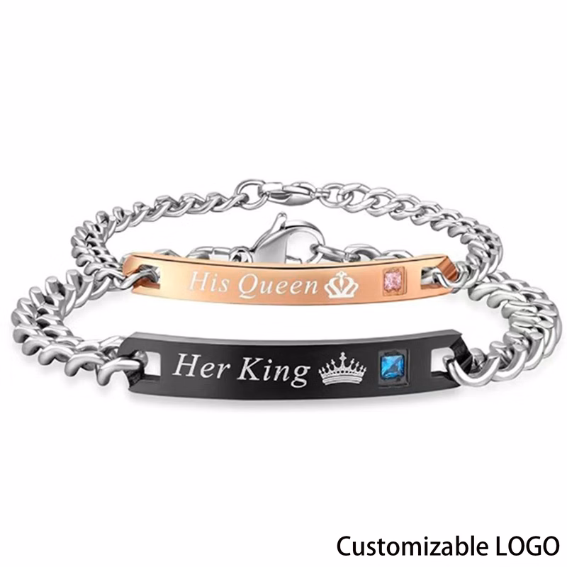 Customizable Logo Titanium Steel Bracelet