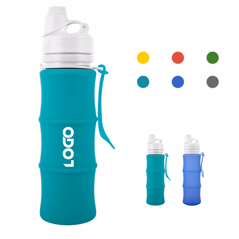 500ml Silicone Telescopic Water Bottle