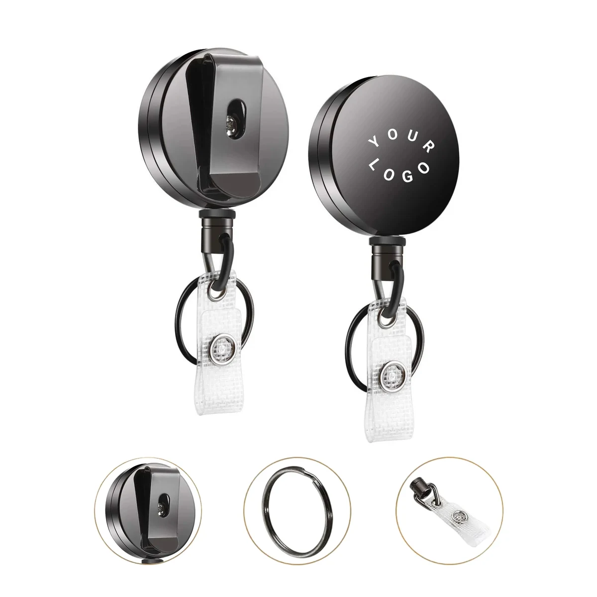 Retractable Waterproof ID Holder with Secure Clip 1