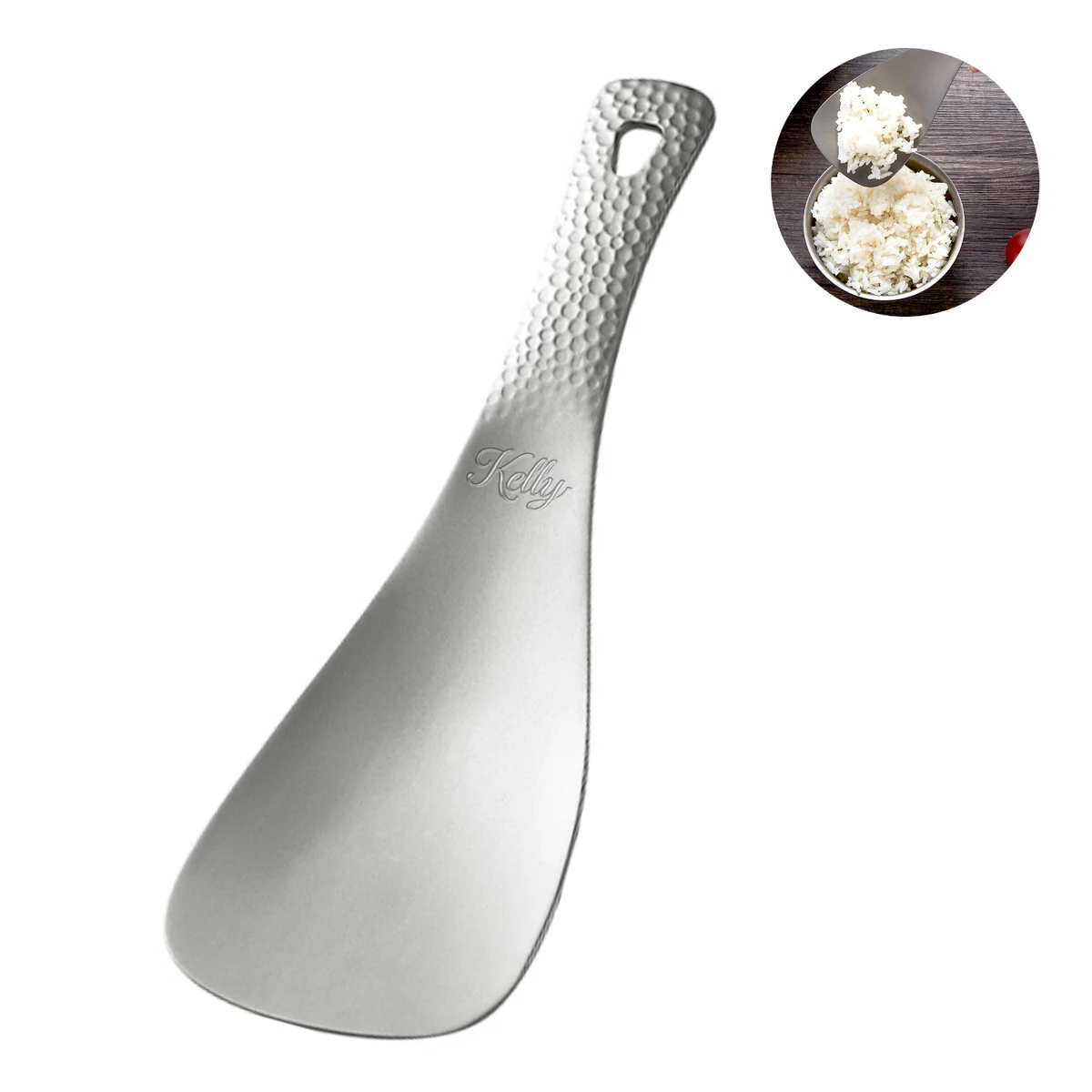 Kitchen Hanging Titanium Rice Paddle 1