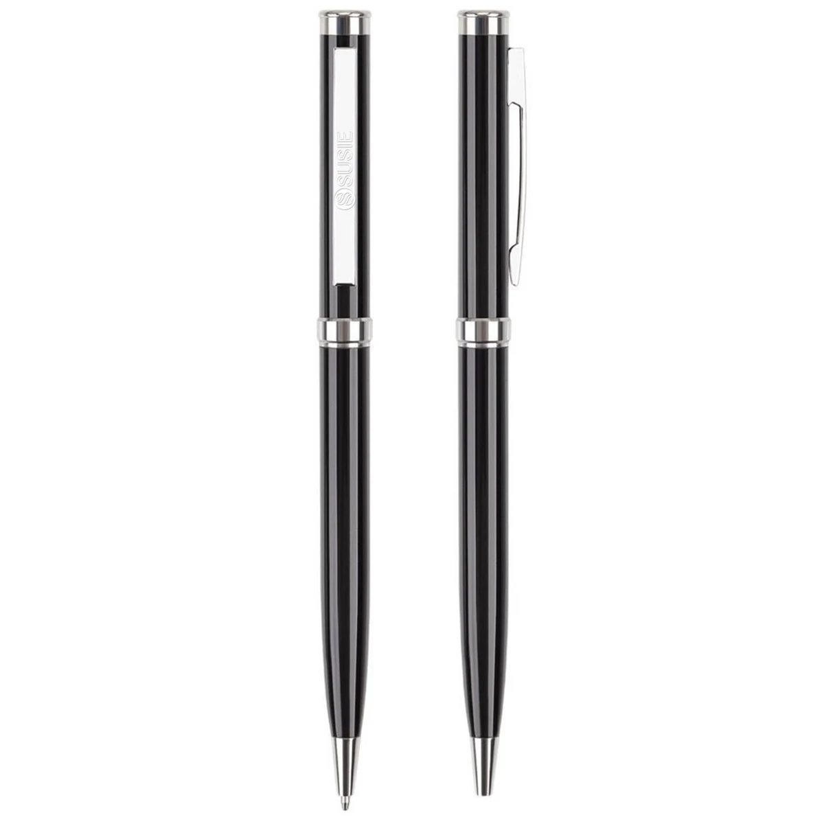 Slim Twist Action Metal Ballpoint Pen 1