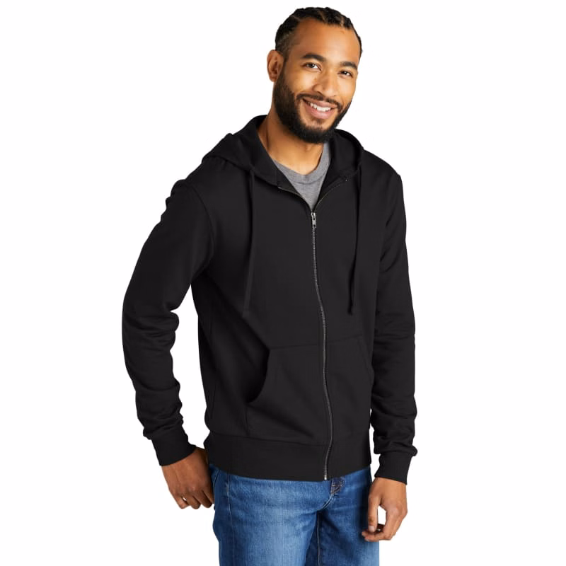 AllMade Unisex Organic French Terry Full-Zip Hoodie