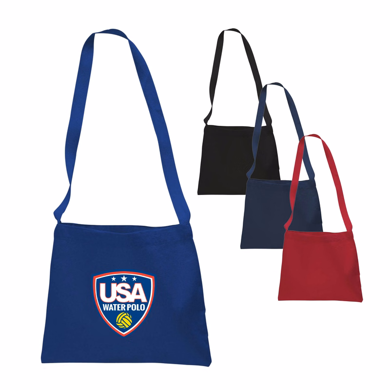 12 oz. 100% Cotton Canvas Small Messenger Bag