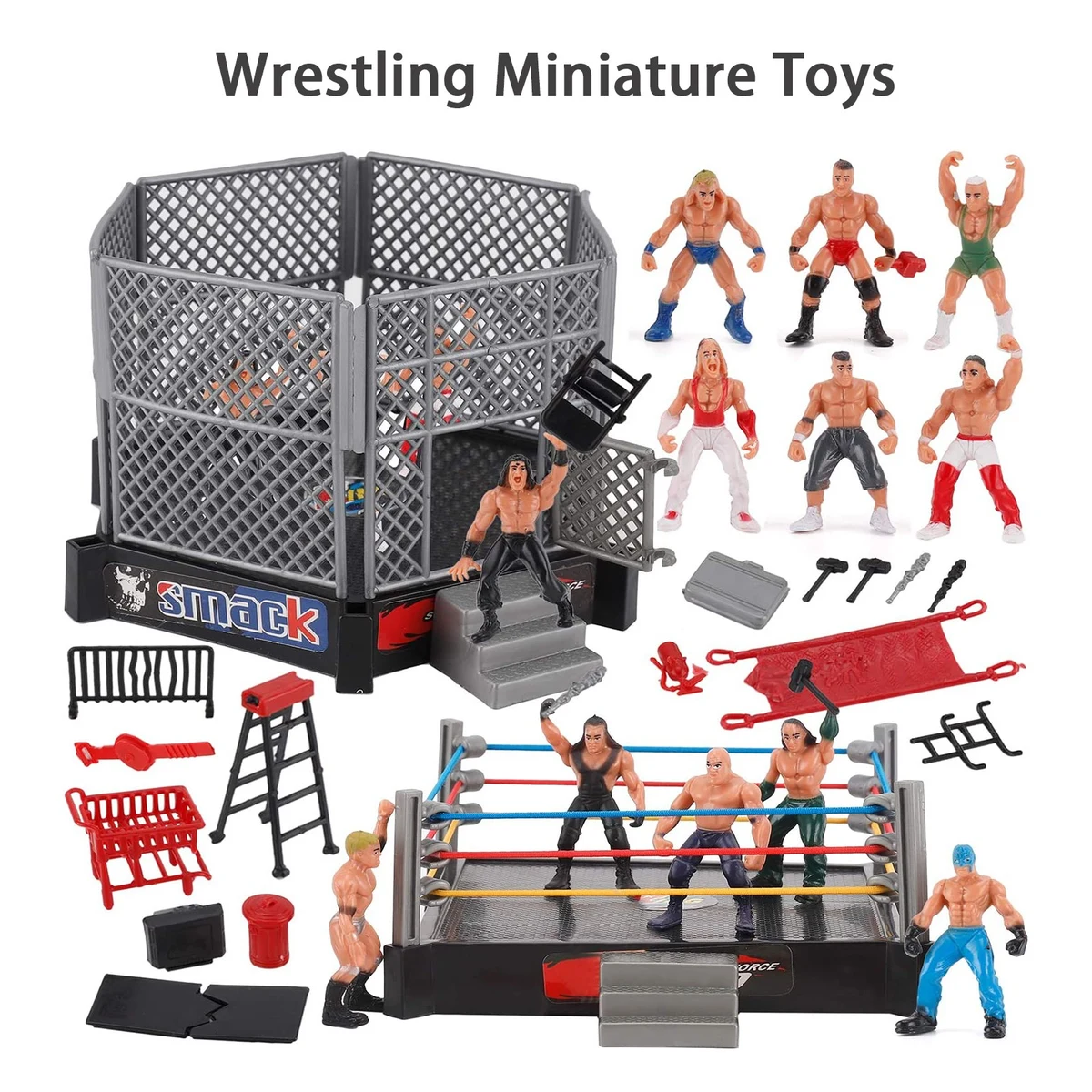 32 Piece Wrestling Miniature Toys for Kids 1
