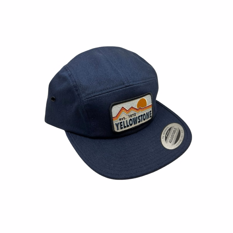 5 Panel Jockey Patch Hat