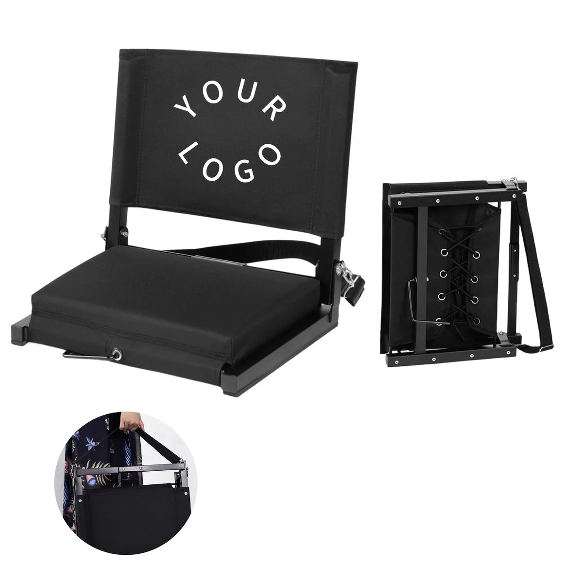 Stadium Seat with Stainless Frame 1
