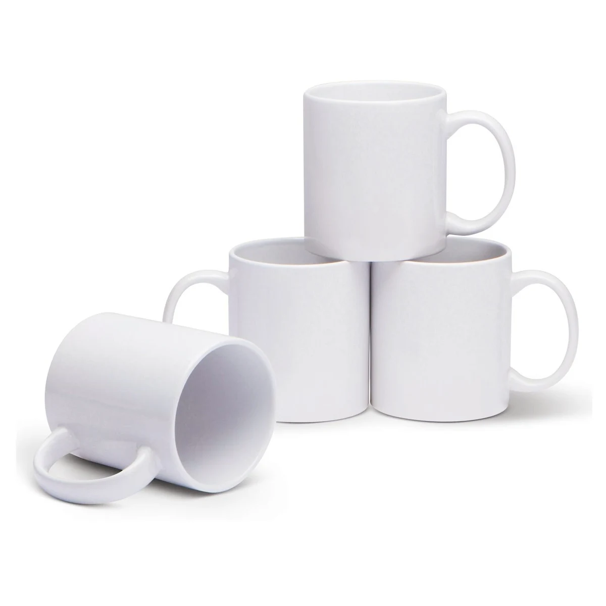 11 Oz Classic White Coffee Mug 1