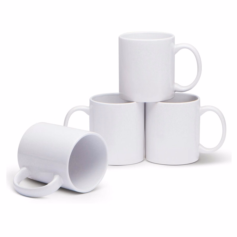 11 Oz Classic White Coffee Mug