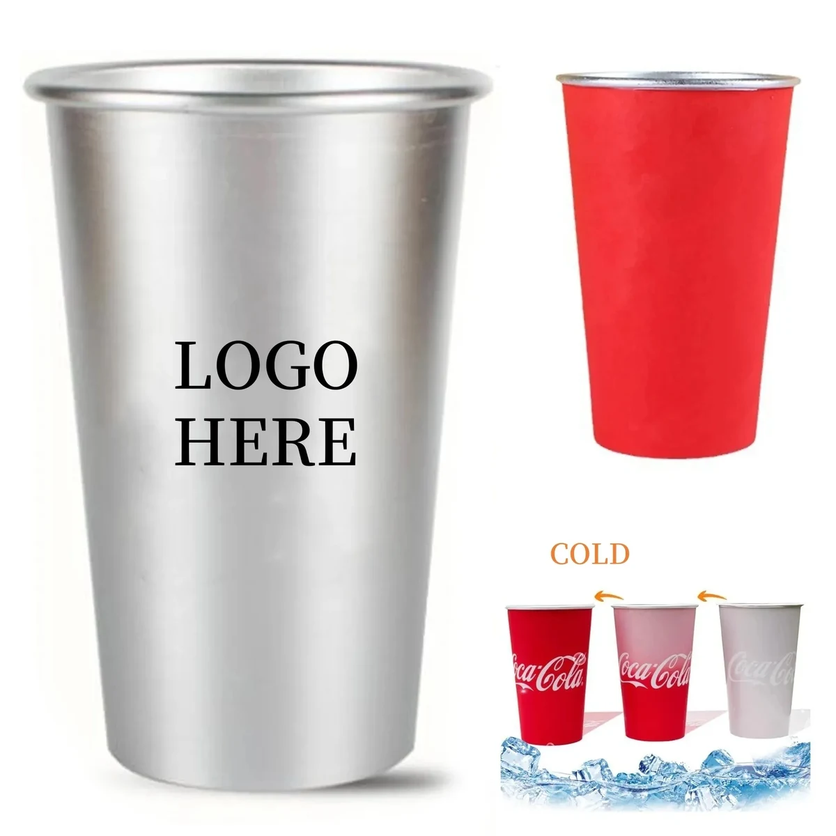 15oz Cold Color-Changing Aluminum Cup 1