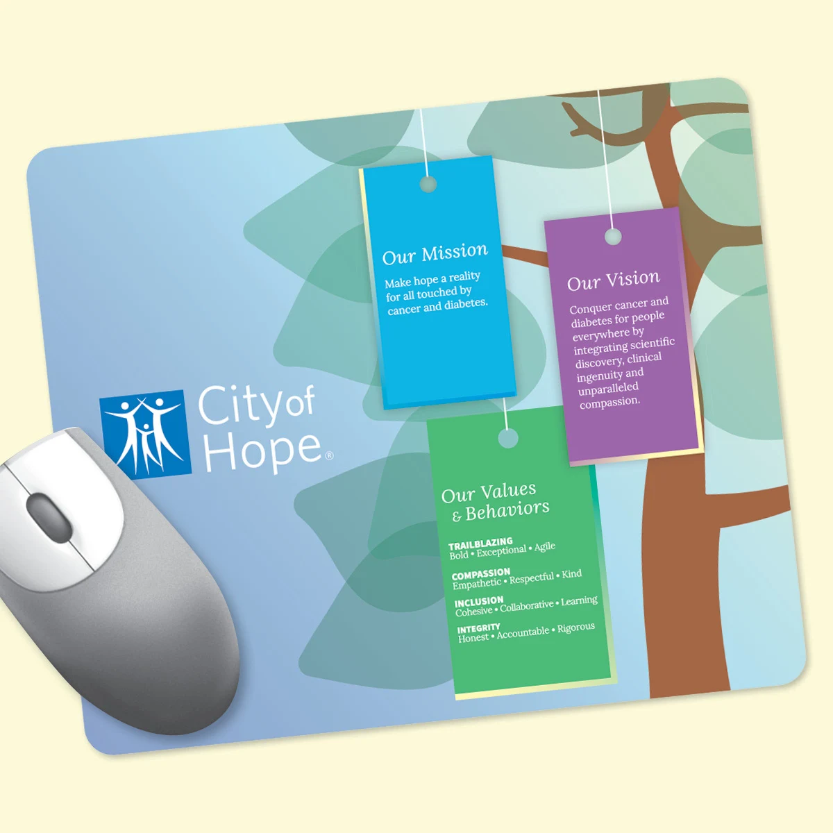 Origin'L Fabric 8"x9.5"x1/8" Mouse Pad 1