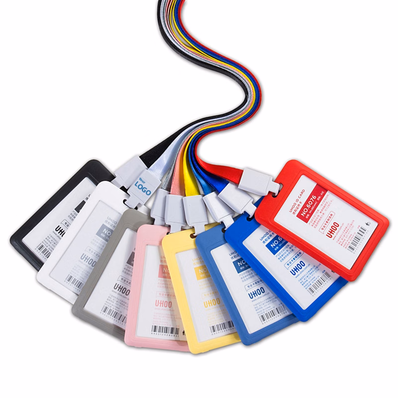 PVC ID Card Holder w/Lanyard