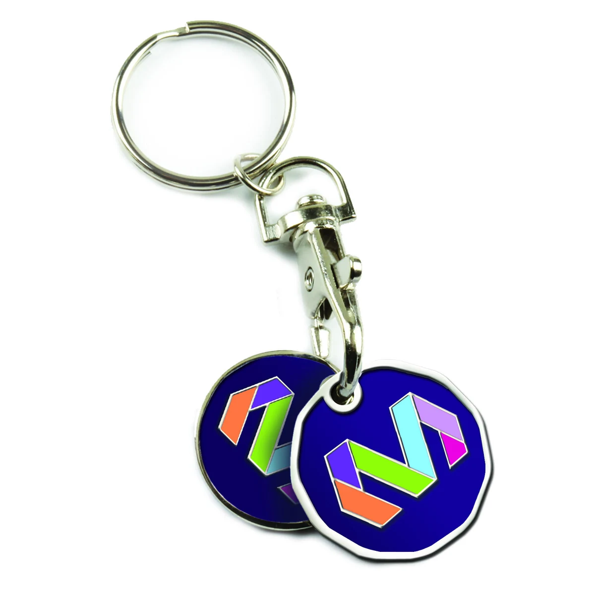 Shopping Cart Token (2 Quarter-Size Coins) 1