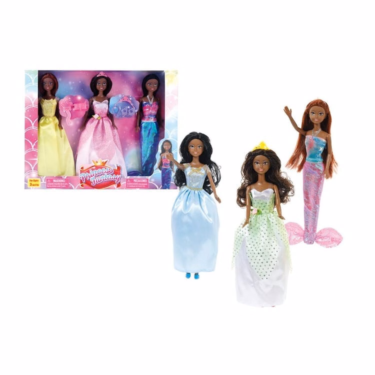Princess Fantasy Dolls - 3 Pack 12.25"